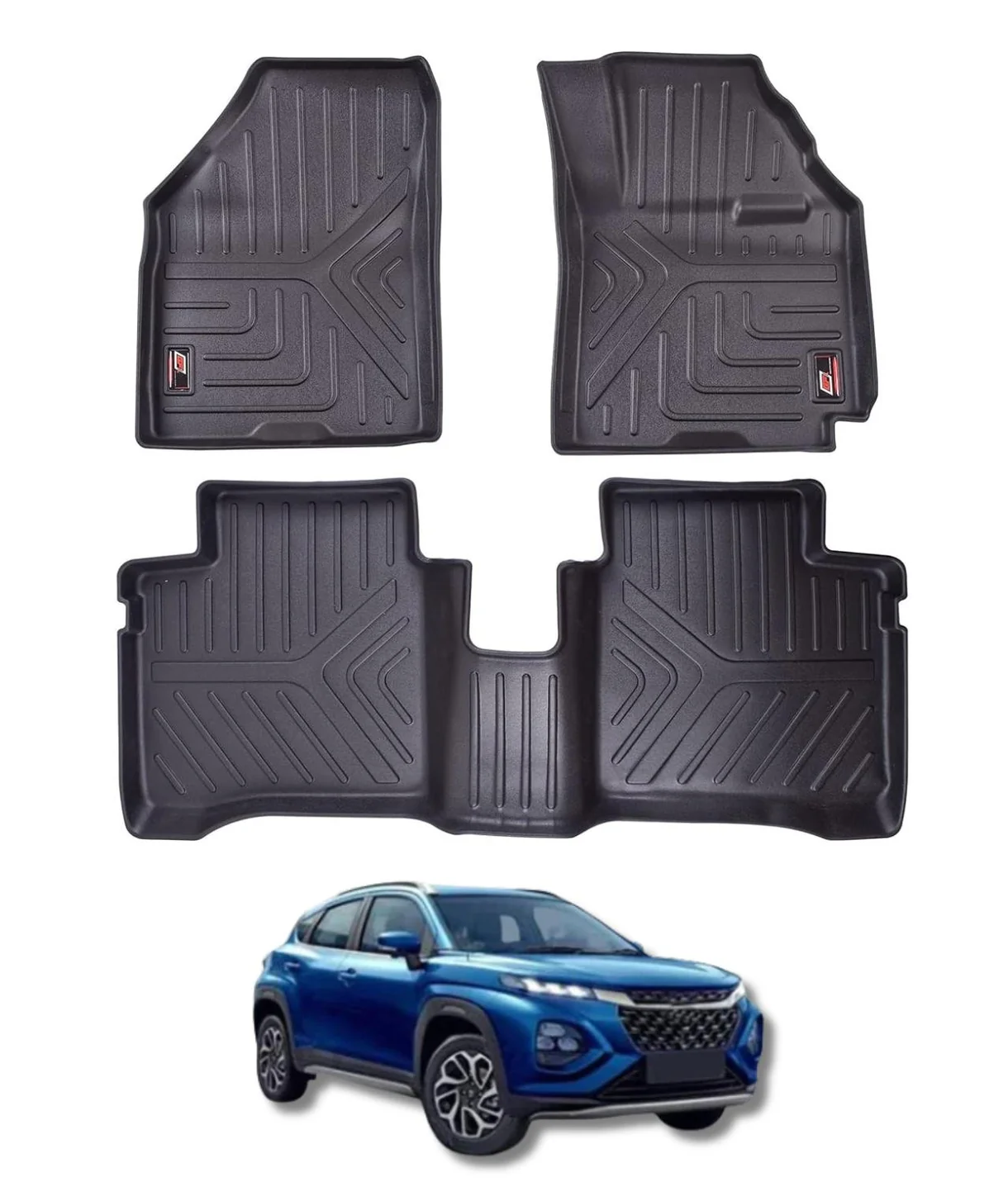 GFX Life Long Car Floor Mats for Maruti Suzuki Fronx (2023 ONWARDS)