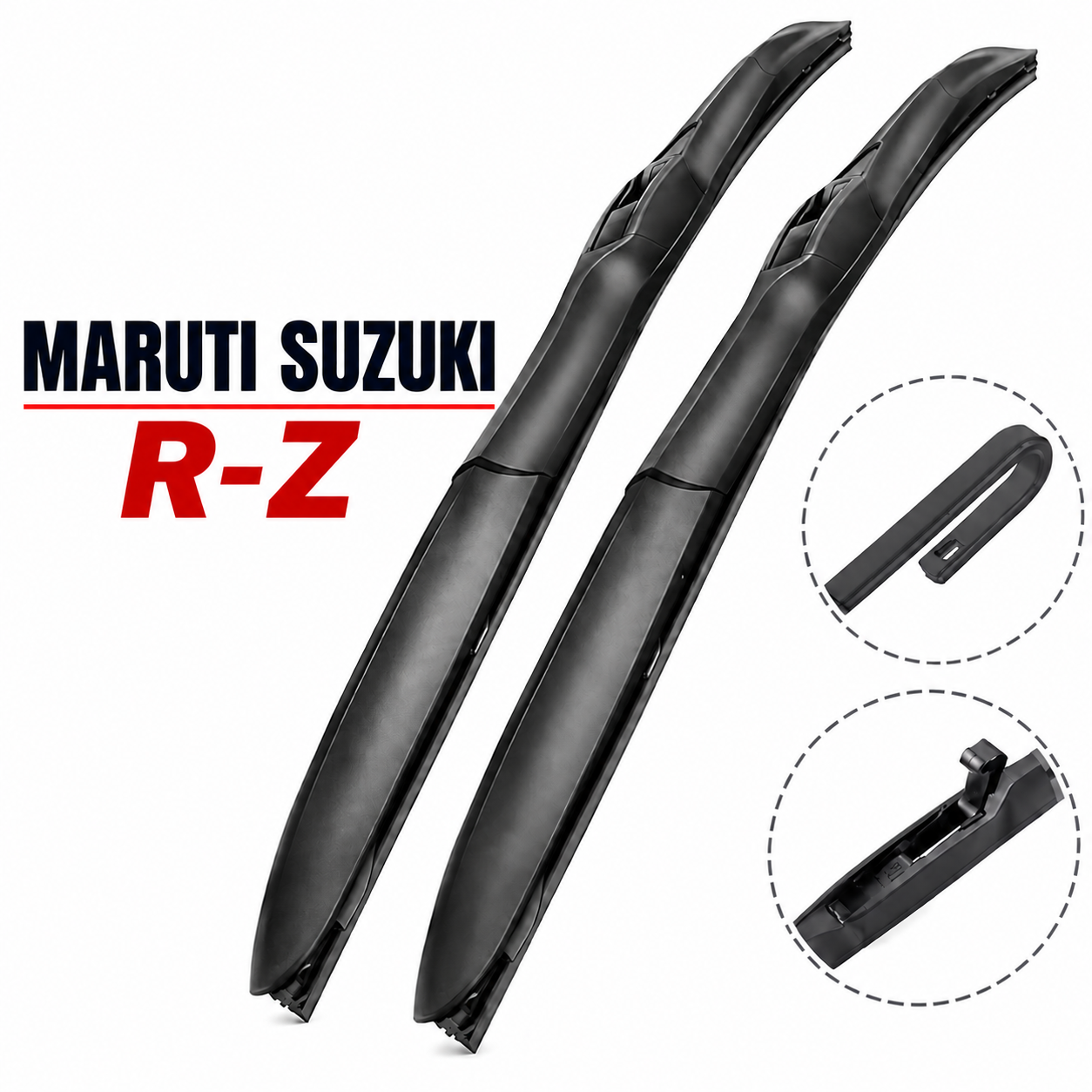 HYBRID wiper blades set for Maruti Suzuki cars (R-Z).