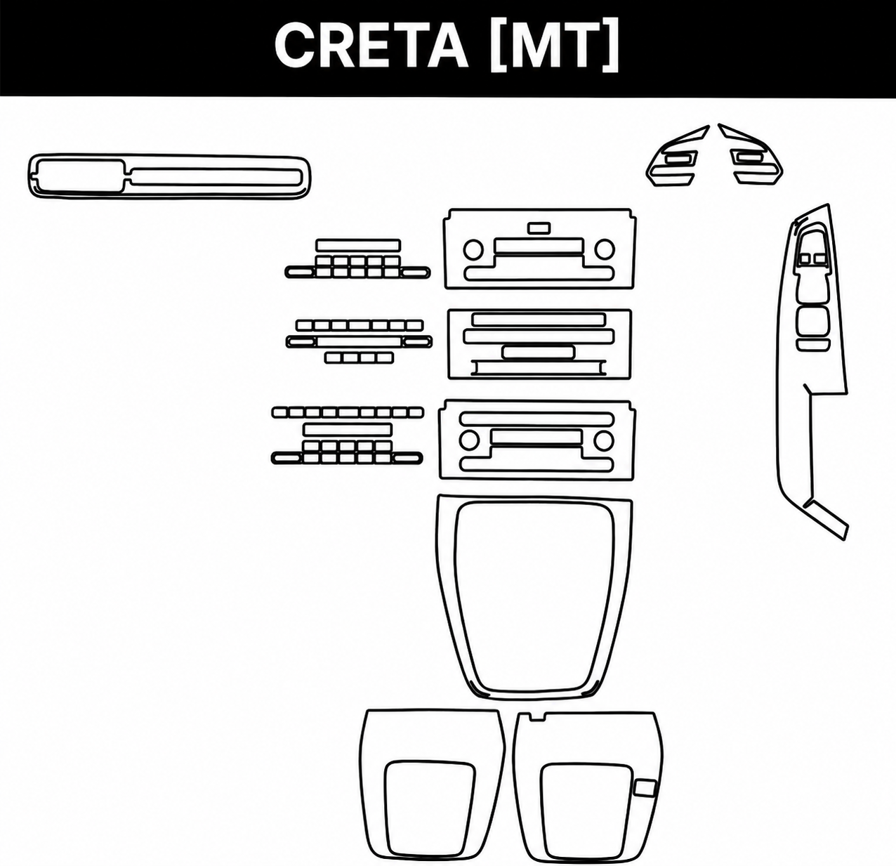 Hyundai Creta [MT] Interior PreCut PPF