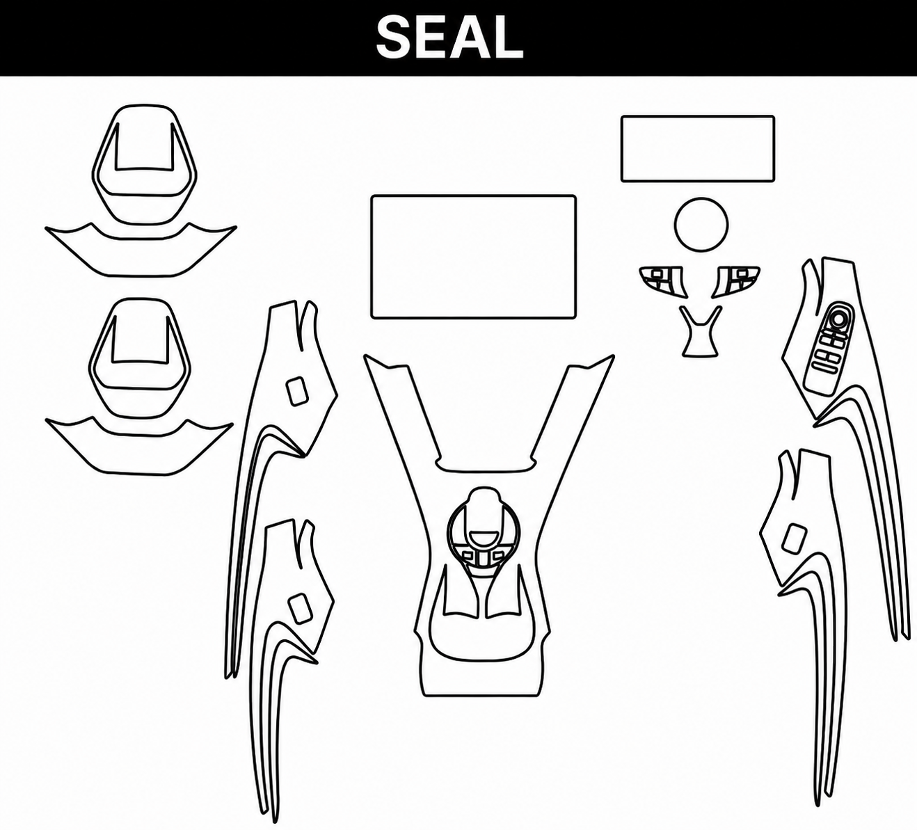 BYD SEAL Interior PreCut PPF