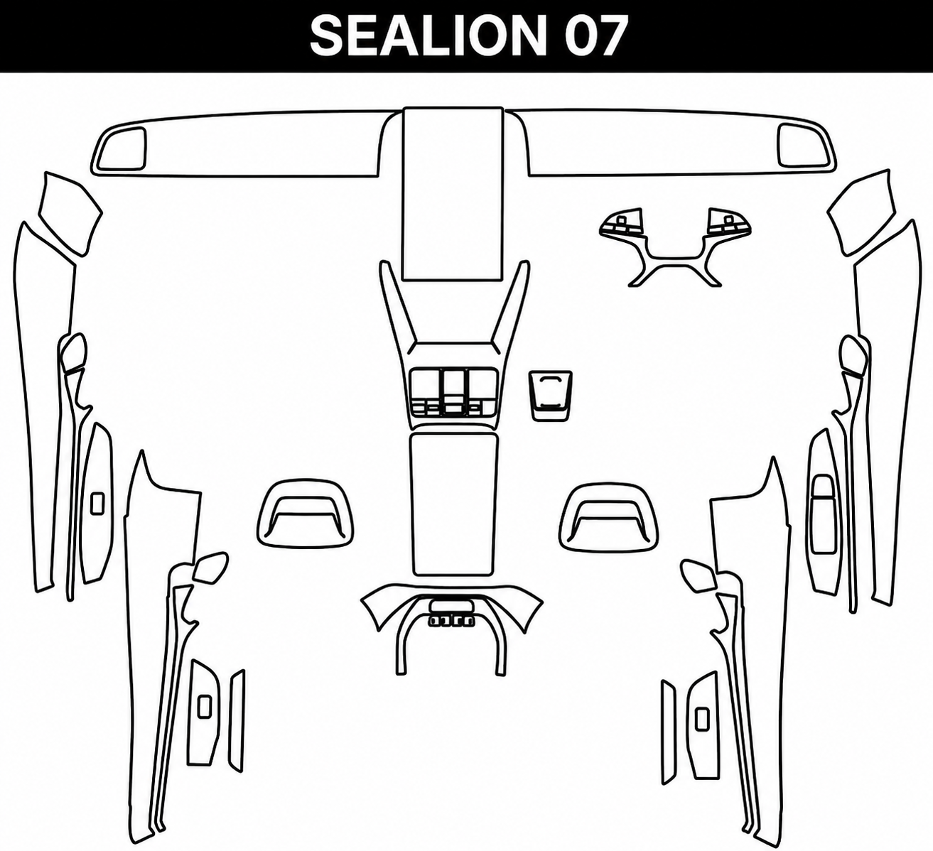 BYD SEALION 7 Interior PreCut PPF