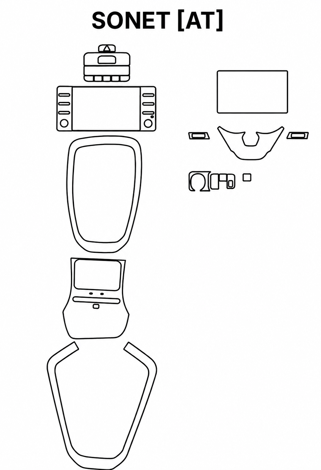 KIA SONET [AT] Interior PreCut PPF